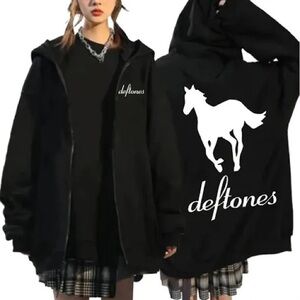 Deftones White Pony Full Zip Hoodie Size Large